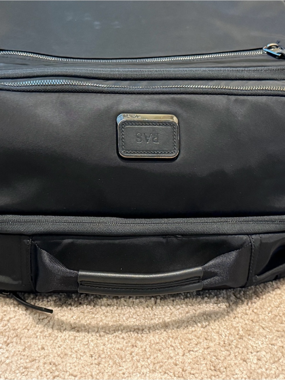TUMI Voyageur Leger Continental 4 Wheel Carry-On - Black/Gunmetal - Picture 9 of 16